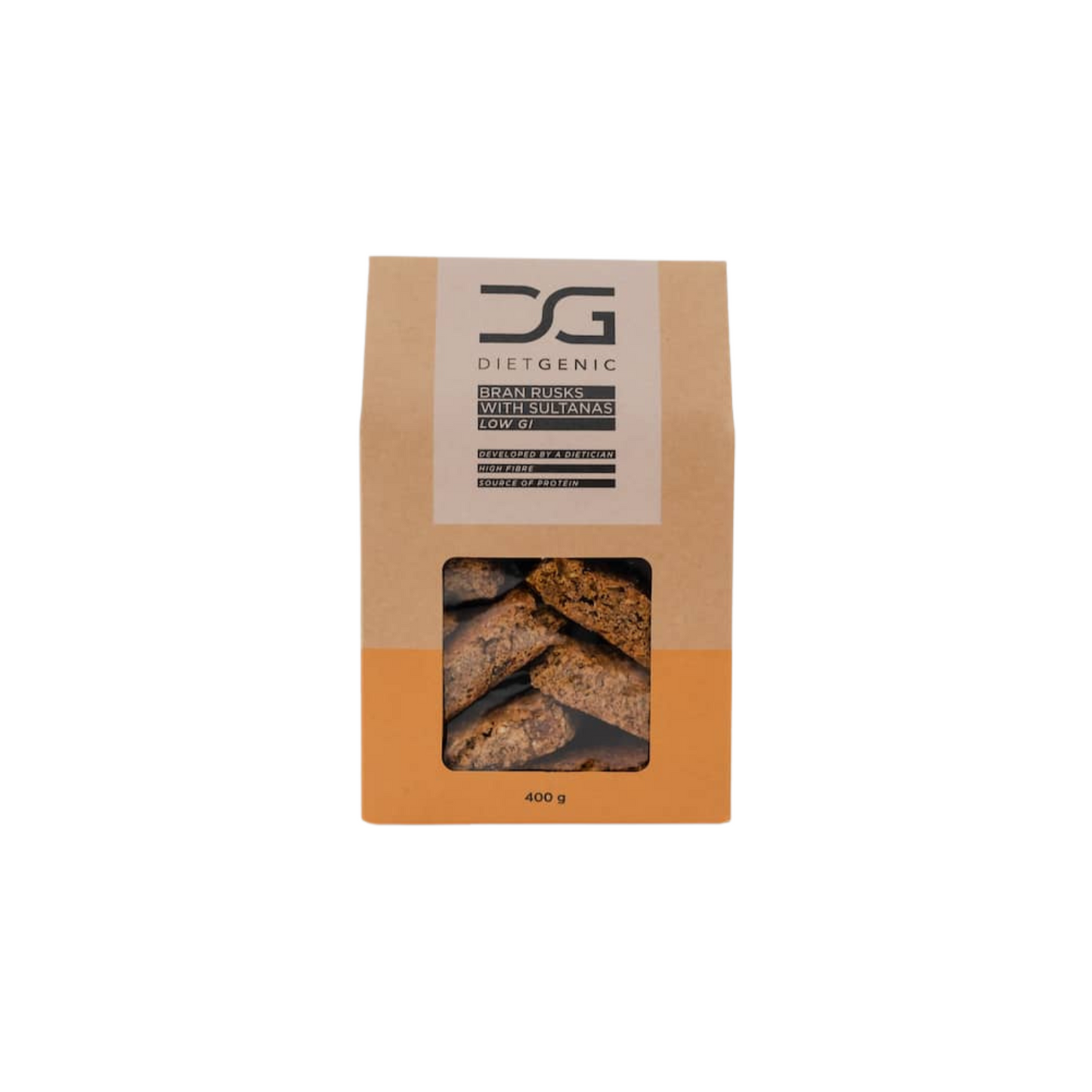 DietGenic Bran Rusks with Sultanas 400g