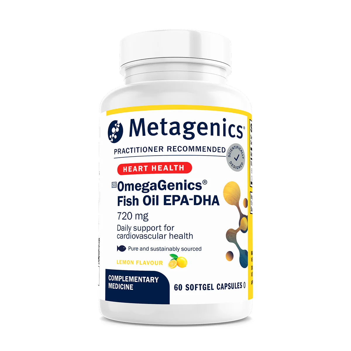 Omegagenics Omega3 720 Lemon 60's