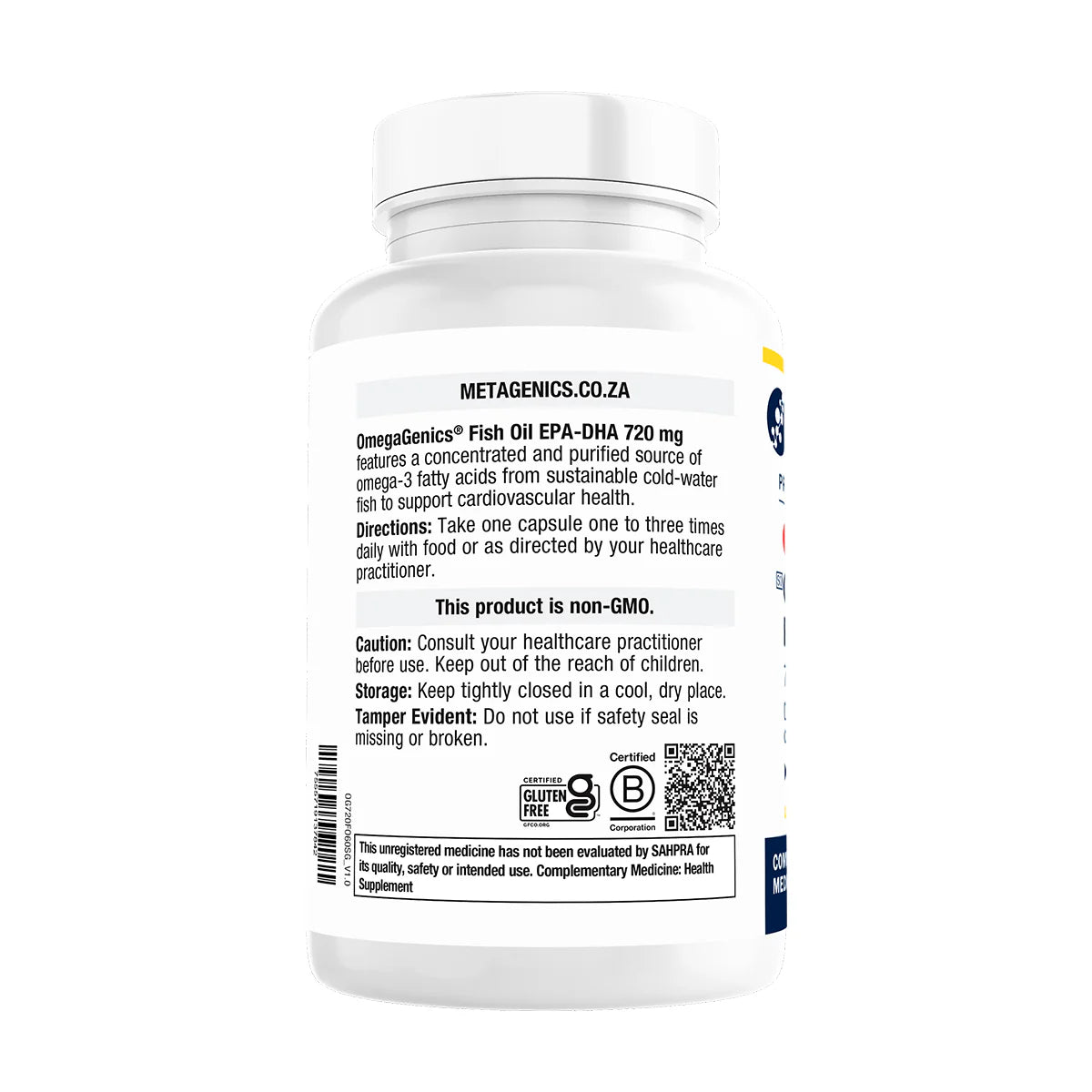 Omegagenics Omega3 720 Lemon 60's