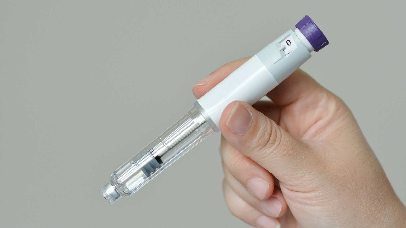 GLP-1 injection pen for weight loss medication therapy